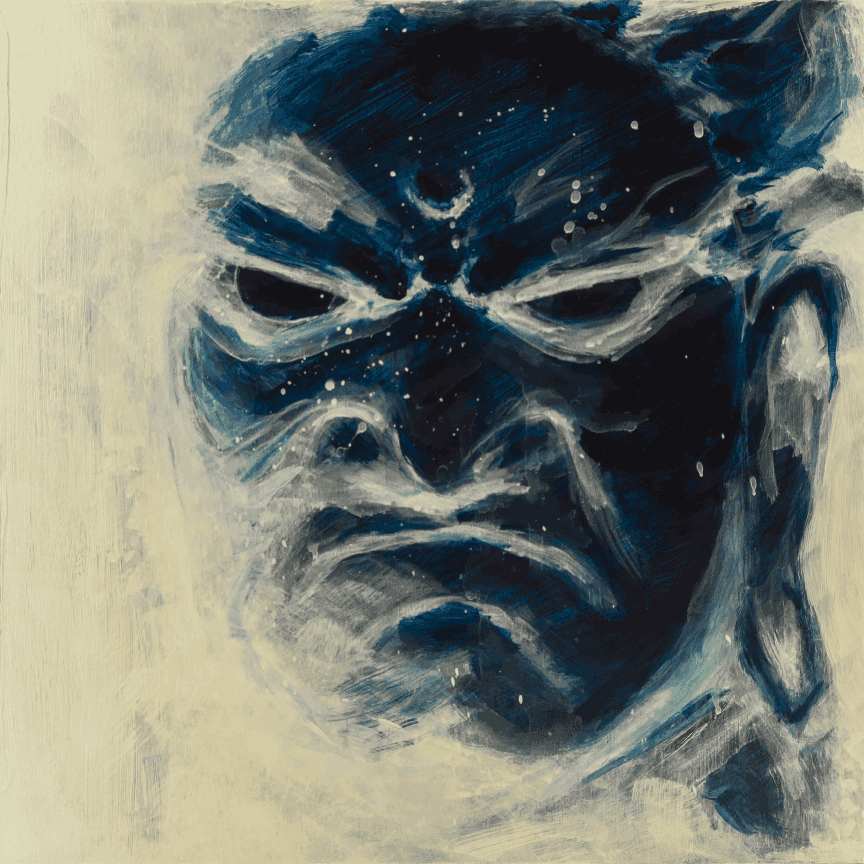 Fudo Myo painting